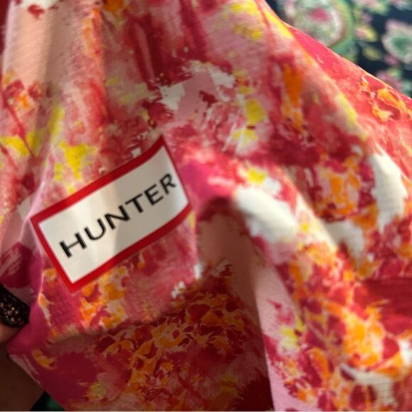 HUNTER rain coat jacket zippered with pockets size Large kids - Picture 3 of 9